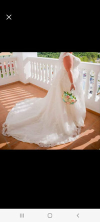 Stunning Summer Plus size Wedding Dress