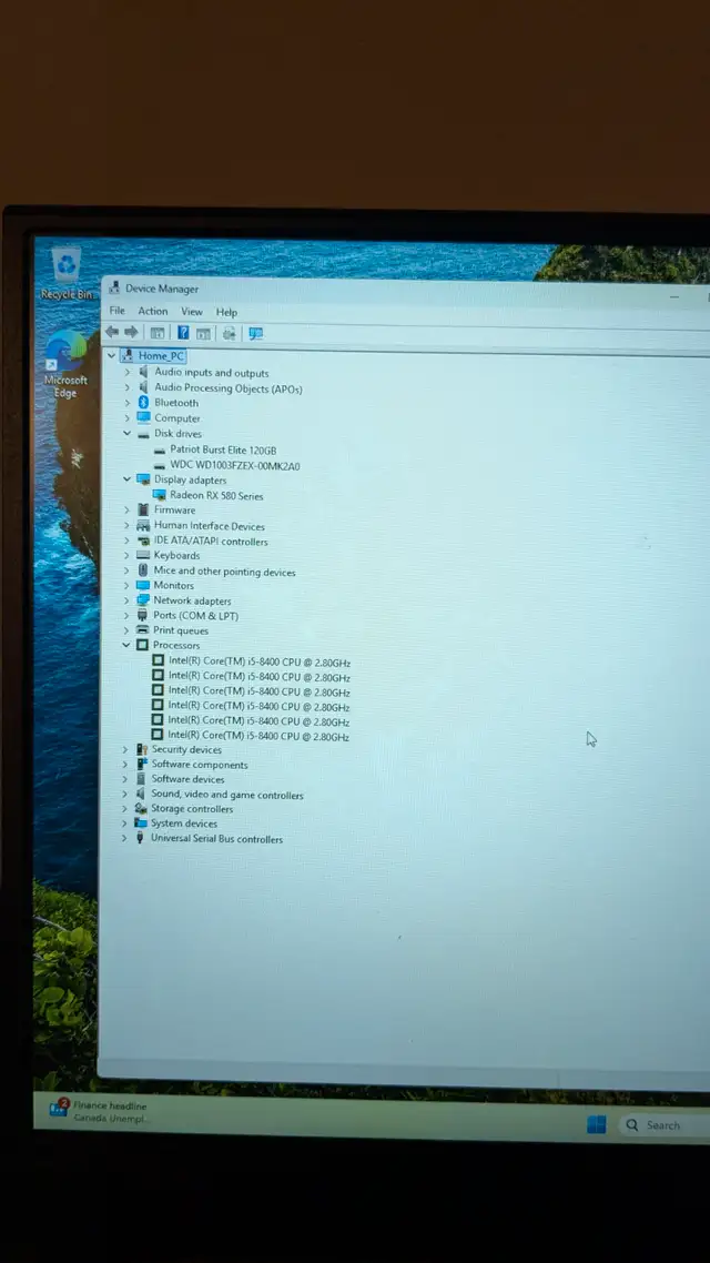 Gaming PC i5-8400/32Gb/RX580 8Gb/SSD 120Gb/HDD 1Tb/WiFi/BT in Desktop Computers in City of Toronto - Image 11