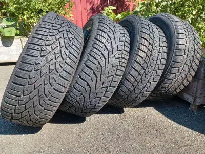 4 X 225/55 R17 Studdable Winter Tire on Alloy Rim