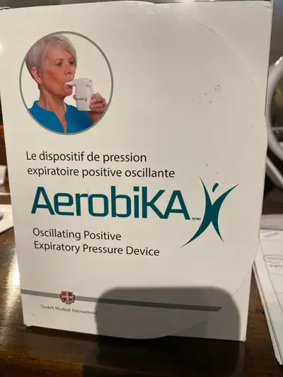 I'm selling a used Aerobika Oscillating Positive Expiratory Pressure (OPEP) device, designed to help...