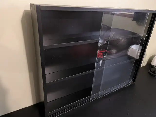 3-Tier Sturdy Display Case Cabinet with Sliding Glass Doors in Hutches & Display Cabinets in City of Toronto - Image 4