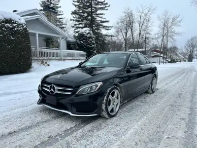 Nouvel Arrivage! Mercedes-Benz C300 2016 4MATIC avec 128,000km. AMG package! Aucune rouille. Intérie...
