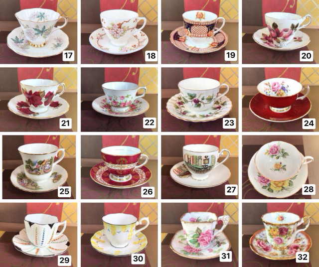 Selection Of Teacups And Saucers in Kitchen & Dining Wares in Sudbury - Image 2