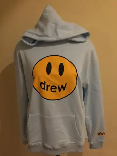 Justin Bieber Drew House Mens Large Blue Hoodie BRAND NEW, View more