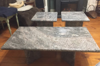 ✳️GRANITE COFFEE TABLE AND 2 END TABLES✳️