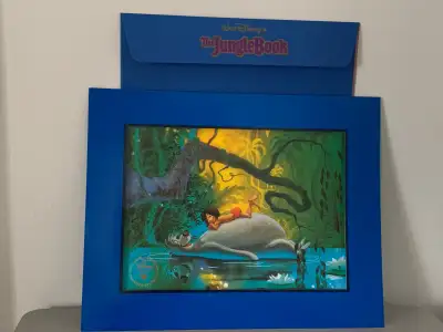 Rare Disney The Jungle Book Commemorative Lithograph!, View more