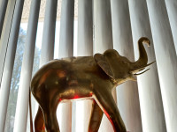 Golden Elephant in Copper