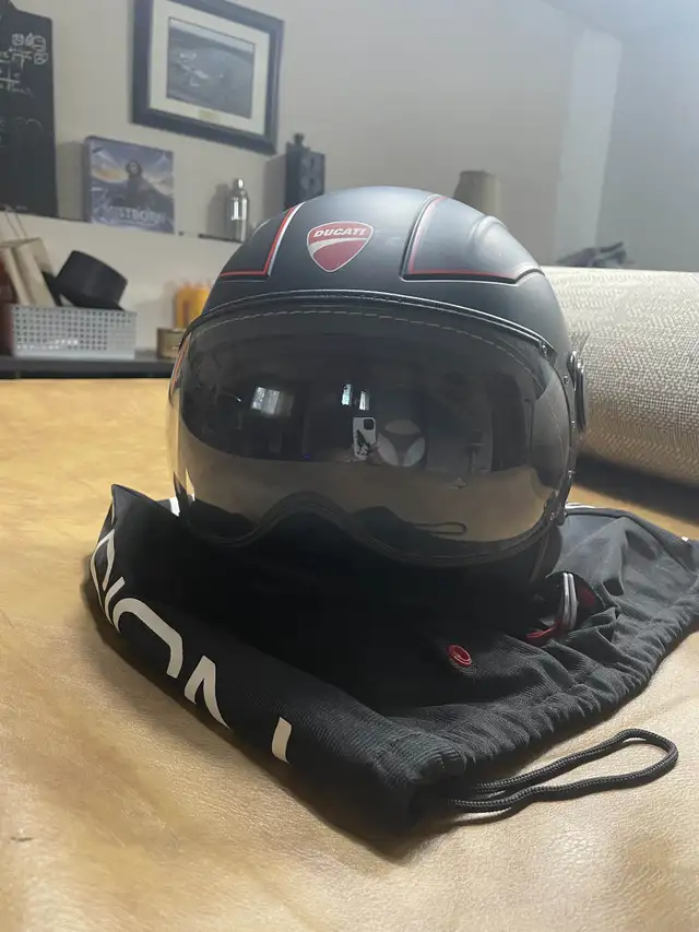 Momo Designs Ducati Helmet XL in Motorcycle Parts & Accessories in Red Deer - Image 4