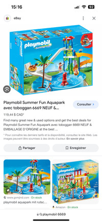 Playmobil 6669  parc aquatique avec tobogan