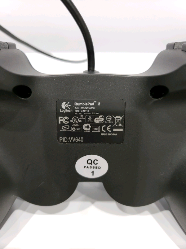 LOGITECH Rumble Pad 2 Vibration Feedback Gamepad65048390945409128