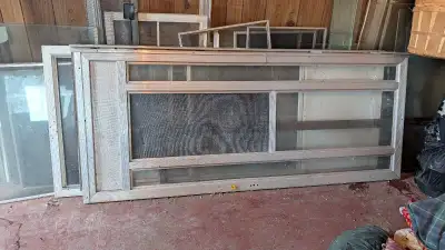 various aluminum windows doors and window  panes, screens for w, View more