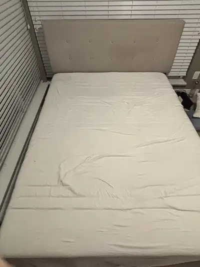 Bed Frame with Queen Size Mattress , View more