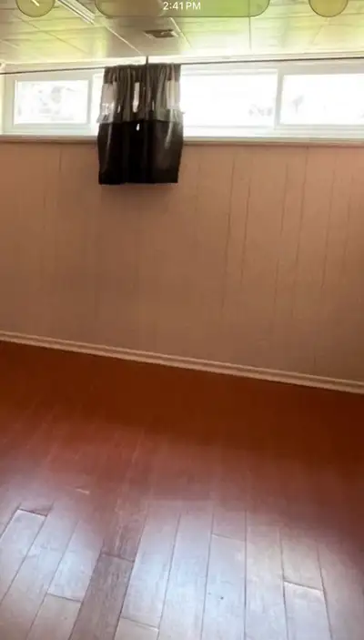 1 large bedroom available for rent in a 2 bedroom basement apartment. Available only for one or two...