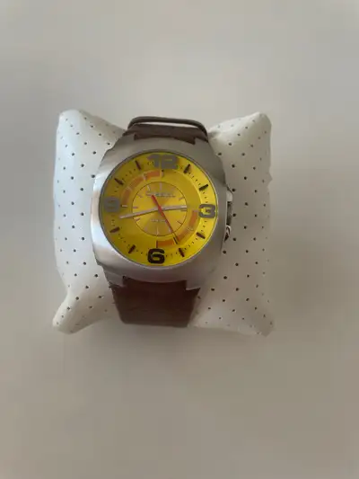Diesel Watch Yellow Face New, View more