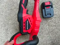 Battery operated hedge trimmer