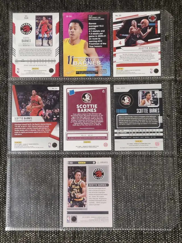 Scottie Barnes Rookie basketball cards in Arts & Collectibles in Oshawa / Durham Region - Image 3
