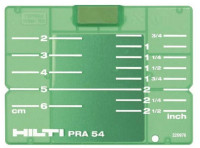 Hilti 226976 PRA 54 Plaque de cible Vert Target Plate Imperial-M