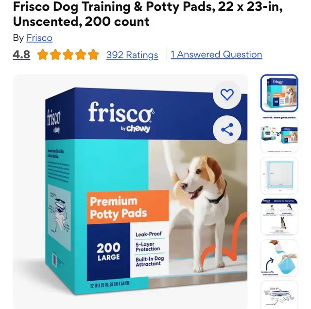 Pee Pads - Pack of 40 Counts in Accessories in St. Catharines - Image 2