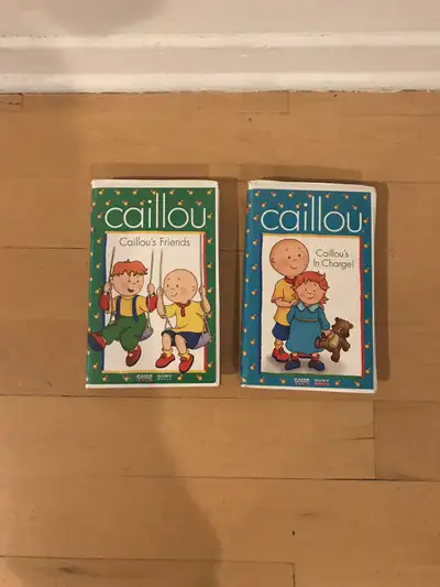 Set of 2 Caillou VHS tapes/cassettes , View more