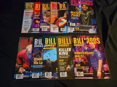 Full Year of Billiards Digest Magazines - January-December 2024, View more