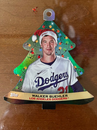Walker Buehler ornament card