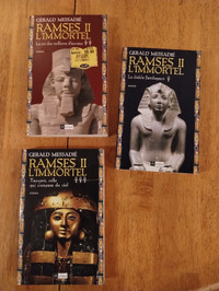3 livres RAMSÈS 11 L'IMMORTEL de Gérald Messadie