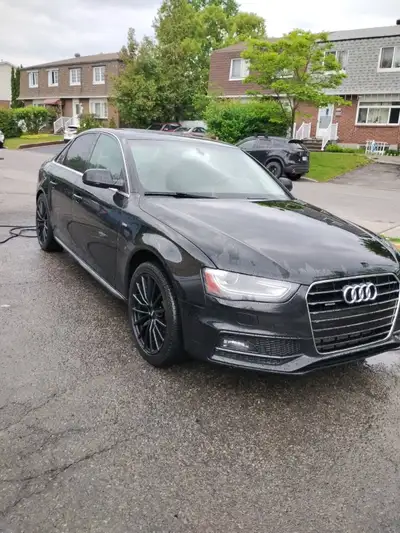 audi a4 s-line 2015 black in good condition well maintained , working well . just bought 4 winter ti...