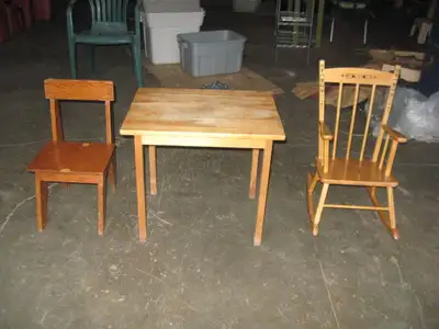 TODDLER Rocking Chair/Table/Regular Chair, View more