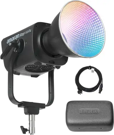BNIB Amaran Ray 660c RGB Full-Color LED Video Light, View more