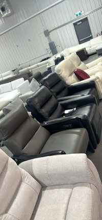 30 brand new chairs and recliners for sale.