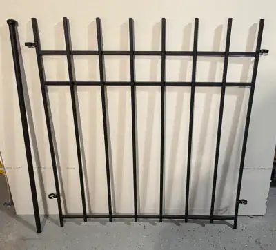 New Black Steel Garden/Fence Gate Panel, View more