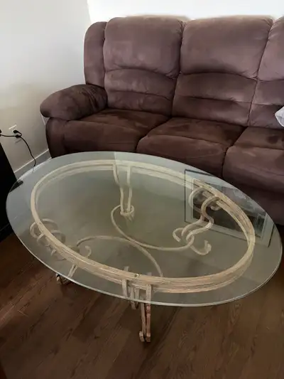 3 Glass Coffee tables and nightstands, View more