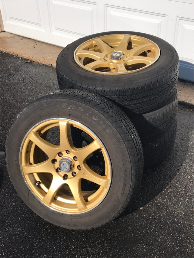 Used Tires and Rim Set in Garage Sales in Oakville / Halton Region - Image 2