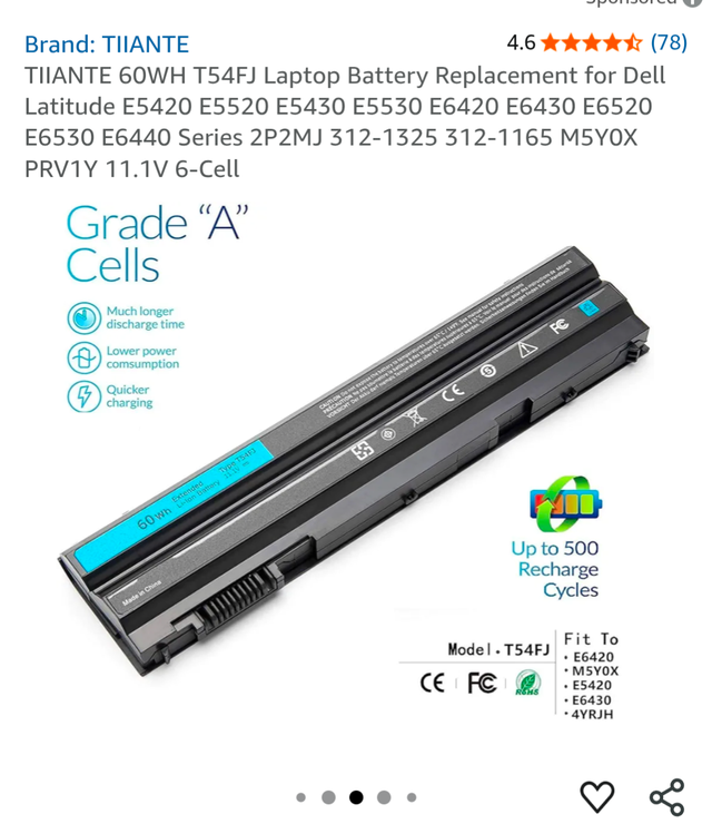 Replacement Batteries for Dell laptops in Laptop Accessories in Oshawa / Durham Region - Image 9