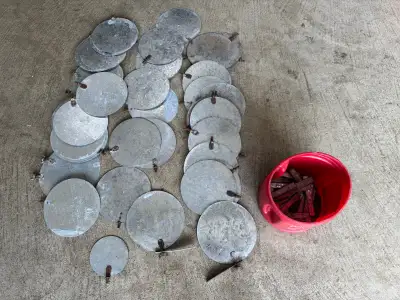 Metal 5.75” wide Woodstove dampers. Make an offer on some or all, View more
