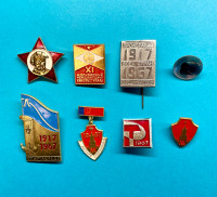 33 Vintage U.S.S.R. Pins