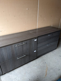 Tuxedo 2 drawers wooden cabinets