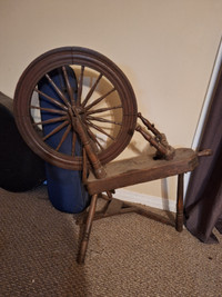 Old Fashioned spinning wheel