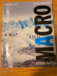 Macro Economics, 5 th edition textbook