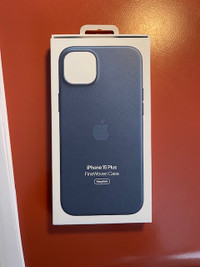Étui cellulaire iPhone 15 plus bleu - neuf