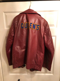Queen's University Artsci Leather jacket