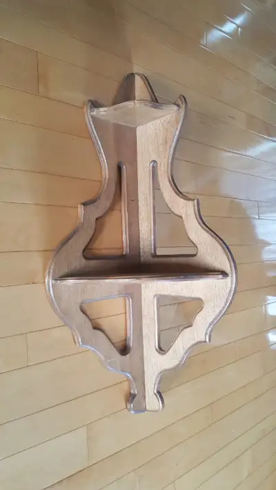 Petite étagère de coin en bois, View more