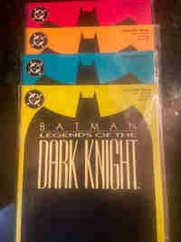 4 variant copies Batman legends of the Dark Knight 1989 