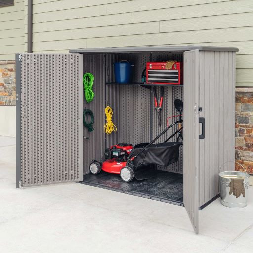 NEW Large Lifetime Utility Shed 6'3"x3'7" Taller Unit 5'9" in Outdoor Tools & Storage in Stratford