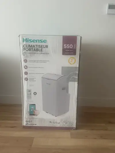 Hisense 12,000 BTU Portable Air Conditioner, 550 sqft, View more
