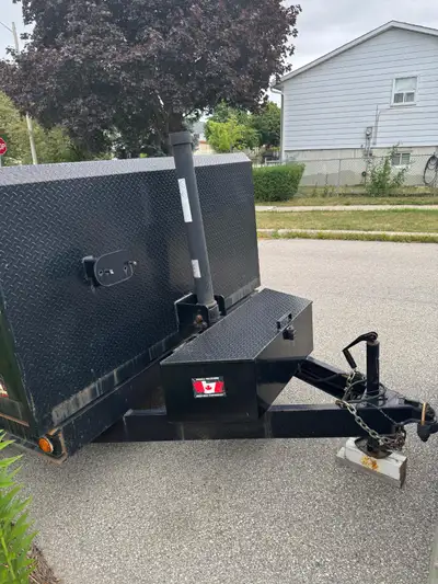 For sale is a heavy-duty 5-ton dump trailer, ideal for contractors, landscapers, and property owners...