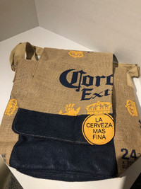 Promotional CORONA BEER Burlap Beach Jute Shoulder Bag (new)