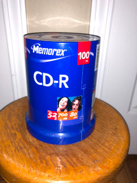 Memorex CD-R Digital Media - 52X 700mb 80Min - 100 Pack, New, Fa