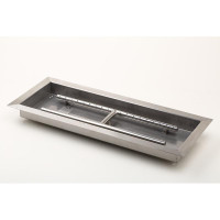 Stanbroil Drop In 36x12 Stainless Fire Table with Burner