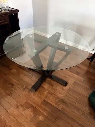 Modern Glass 4ft Table, View more